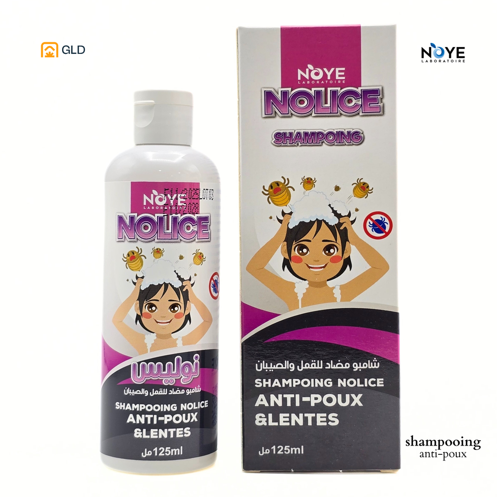 Shampooing Anti Poux Noye Nolice 20% 125 Ml