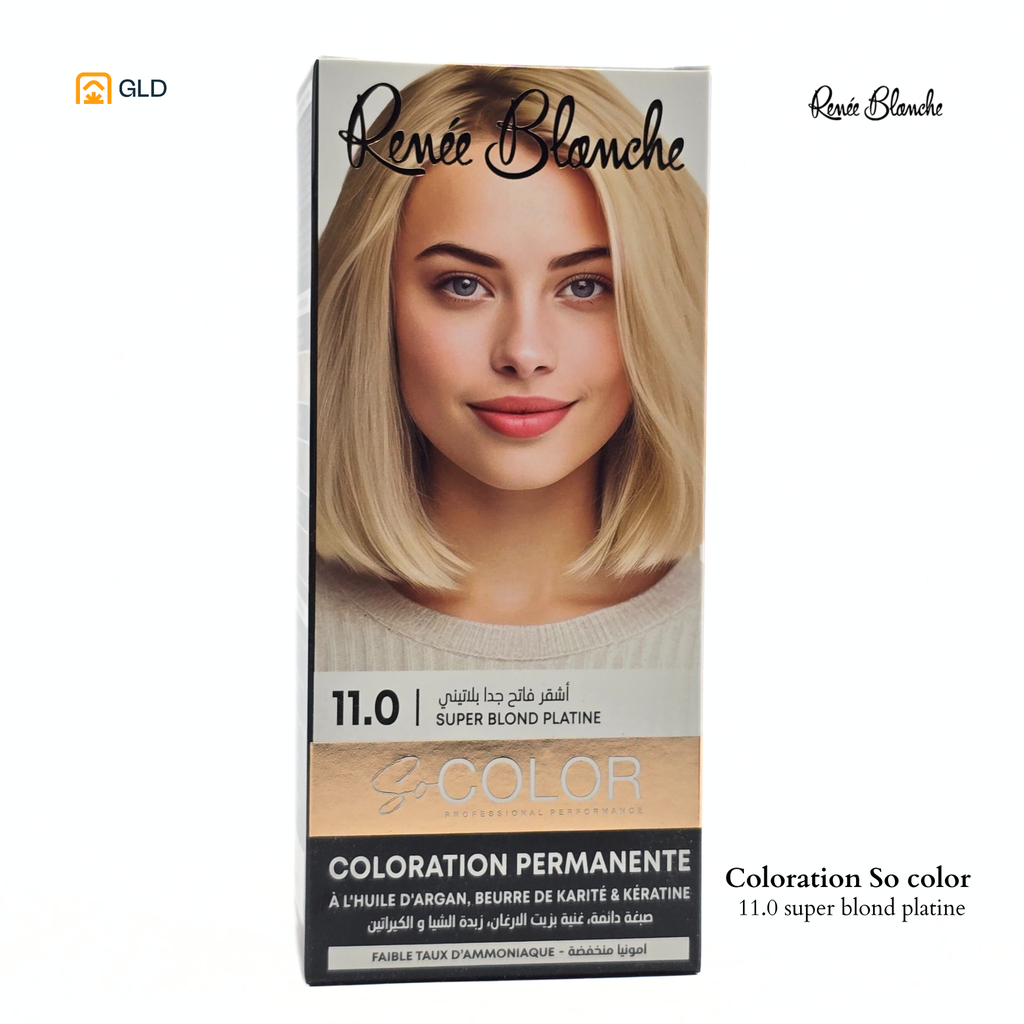 Coloration Capillaire So Color 11.0 Super Blond Platine