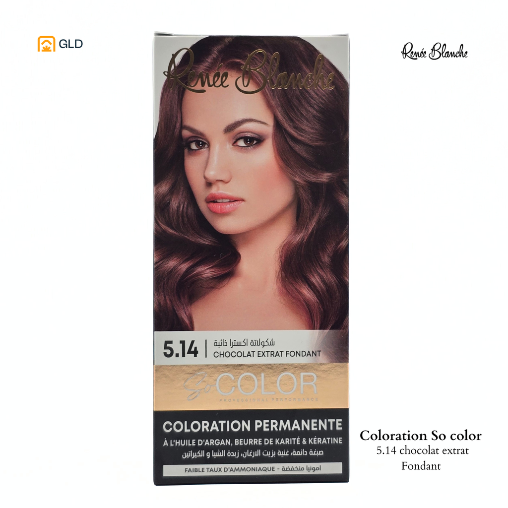 Coloration Capillaire So Color 5.14 Chocolat Extra Fondant