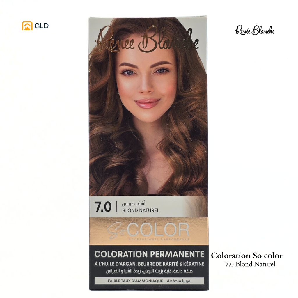 Coloration Capillaire So Color 7.0 Blond Naturel