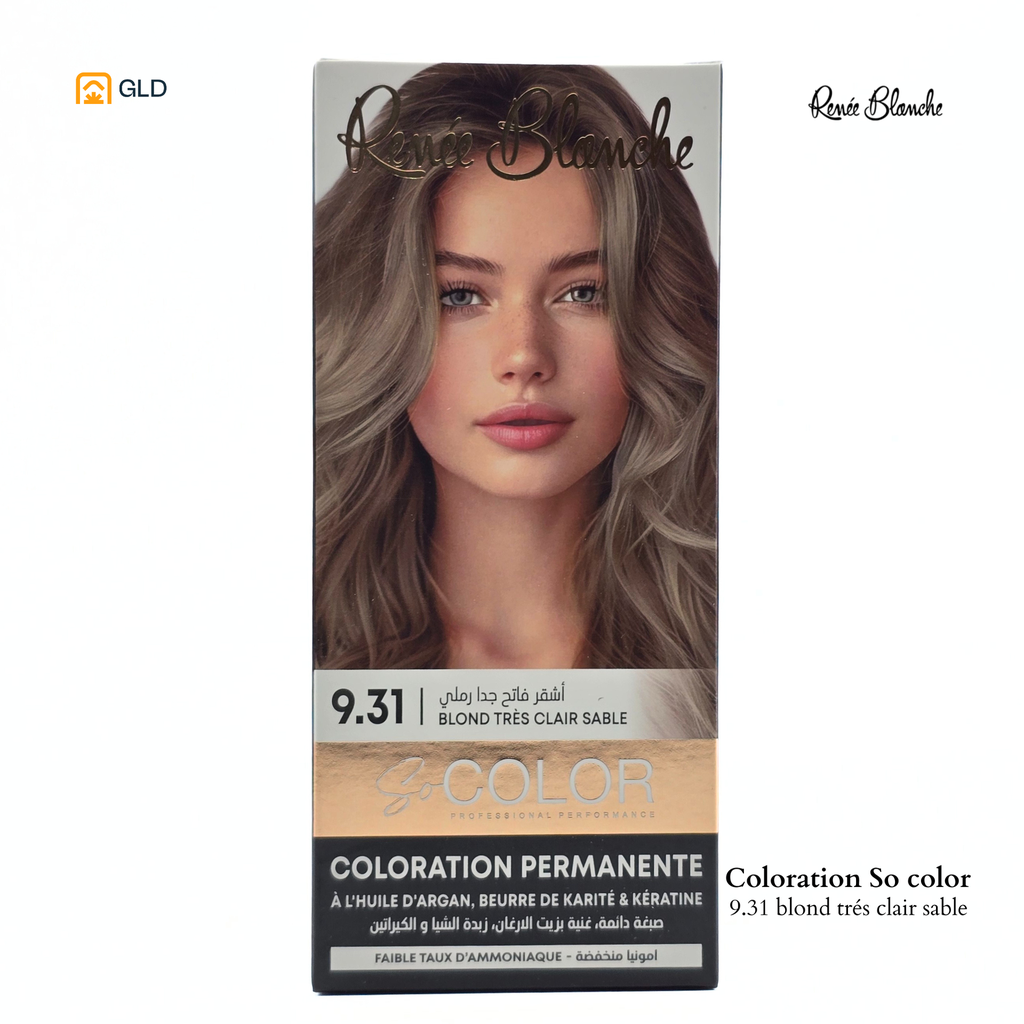 Coloration Capillaire So Color 9.31 Blond Sable