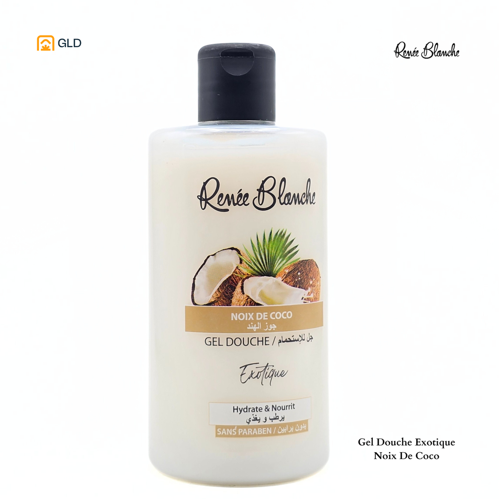 Gel Douche Renée Blanche Exotique Noix De Coco