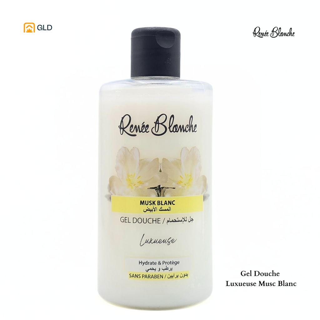 Gel Douche Renée Blanche Luxueuse Musc Blanc