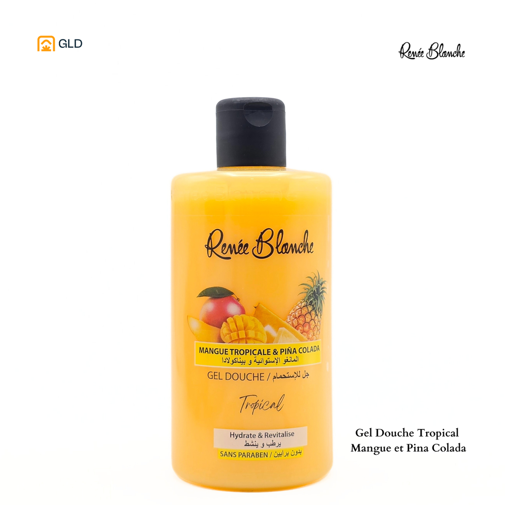 Gel Douche Renée Blanche Tropical Mangue et Pina Colada