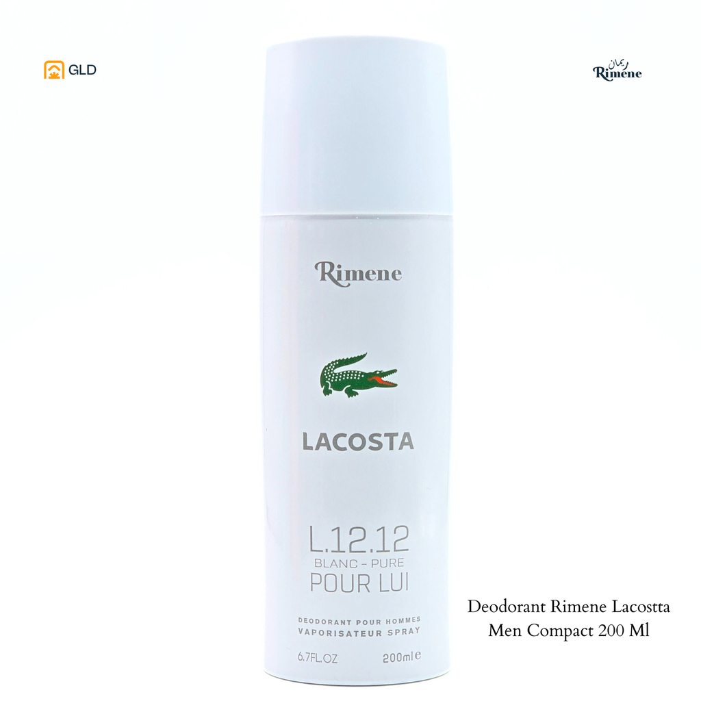 Deodorant Rimene Lacosta Blanc Pur Homme Compact 200 Ml 