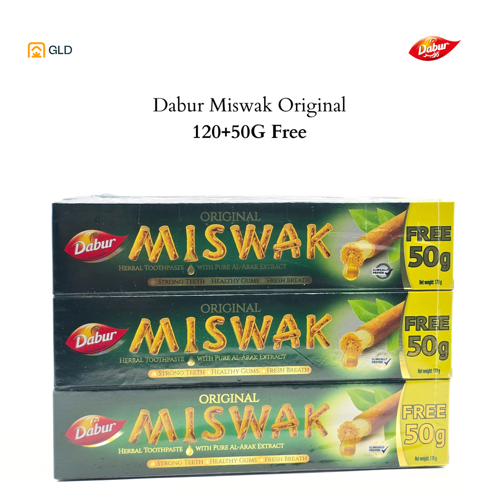 Dabur Miswak Original 120+50G Free