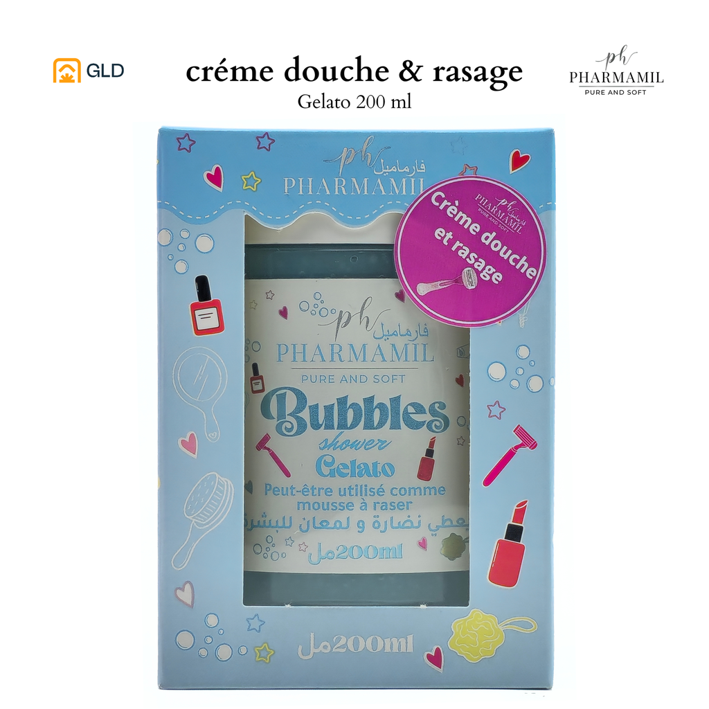 Bubbles Shower Pharmamil 200ml Gelato Bleu