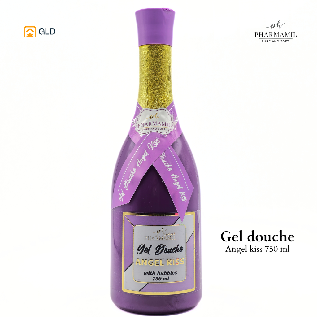 Gel Douche Pharmamil 750ml Angel Kiss Mauve