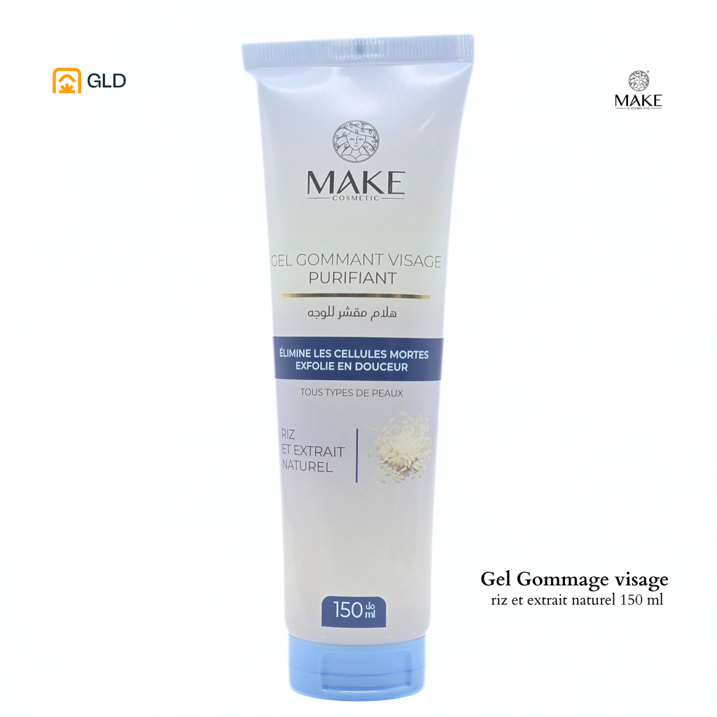 Make Gel Gommant Visage Riz Et Extrait Naturel 150ml