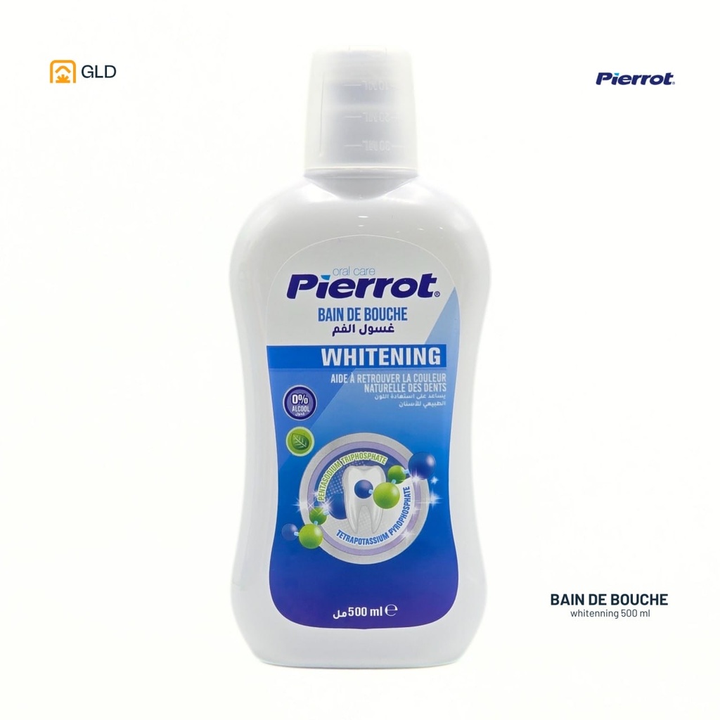 Pierrot Bain De Bouche Whitening 500Ml Blanc