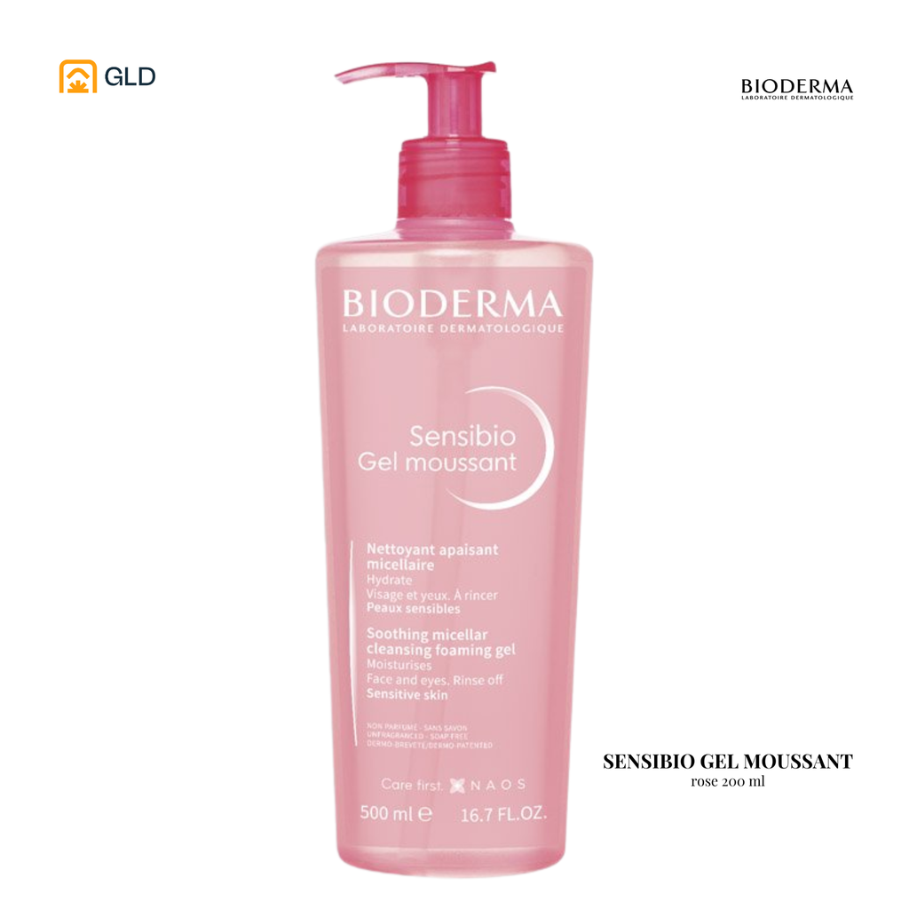 Bioderma Sensibio Gel Moussant Rose 200ml