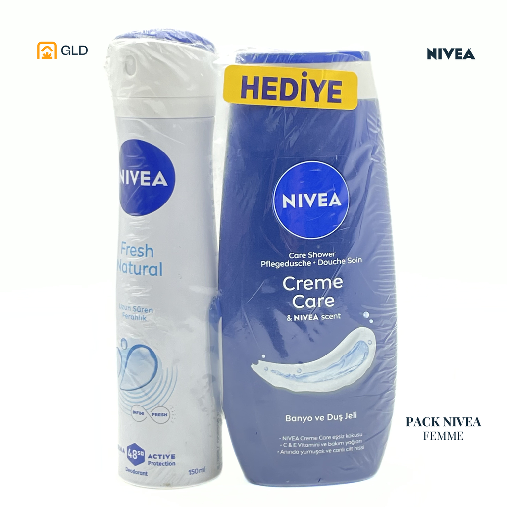 Nivea Pack Deo+Gel Douche Femme 