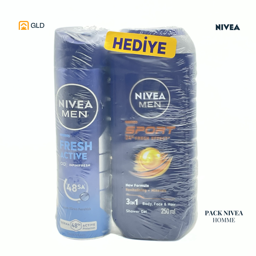 Nivea Pack Deo+Gel Douche Homme