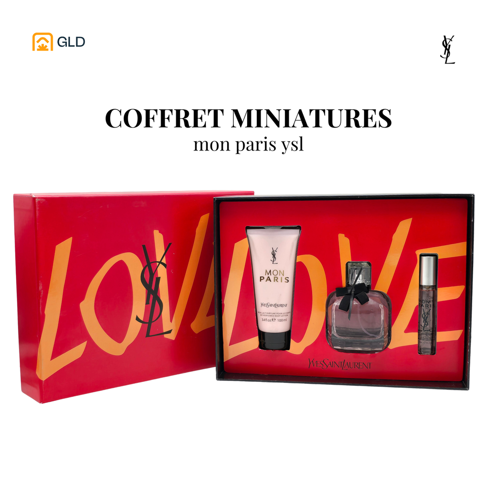 Coffret Love YSL 3pcs Rouge