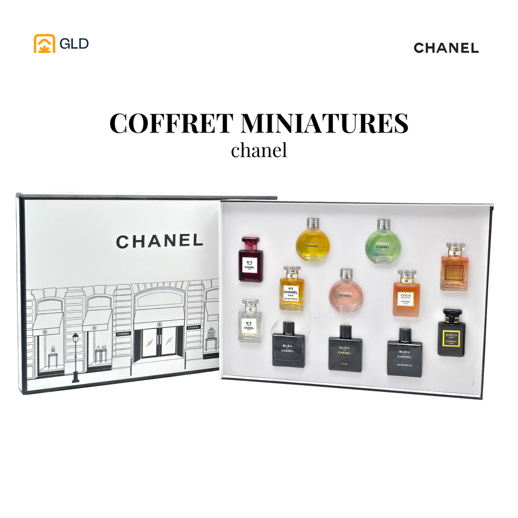 Coffret Miniature Chanel Blanc