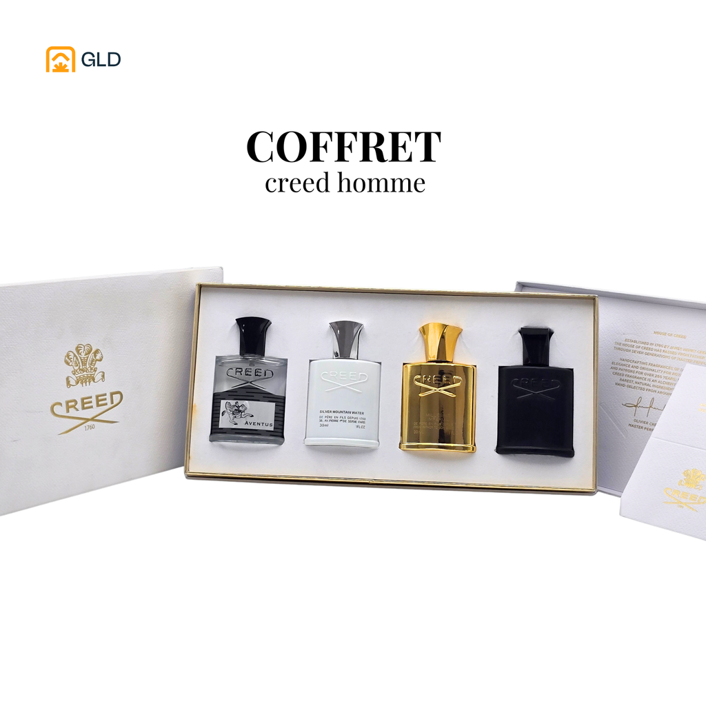 Coffret Creed 3pcs Blanc