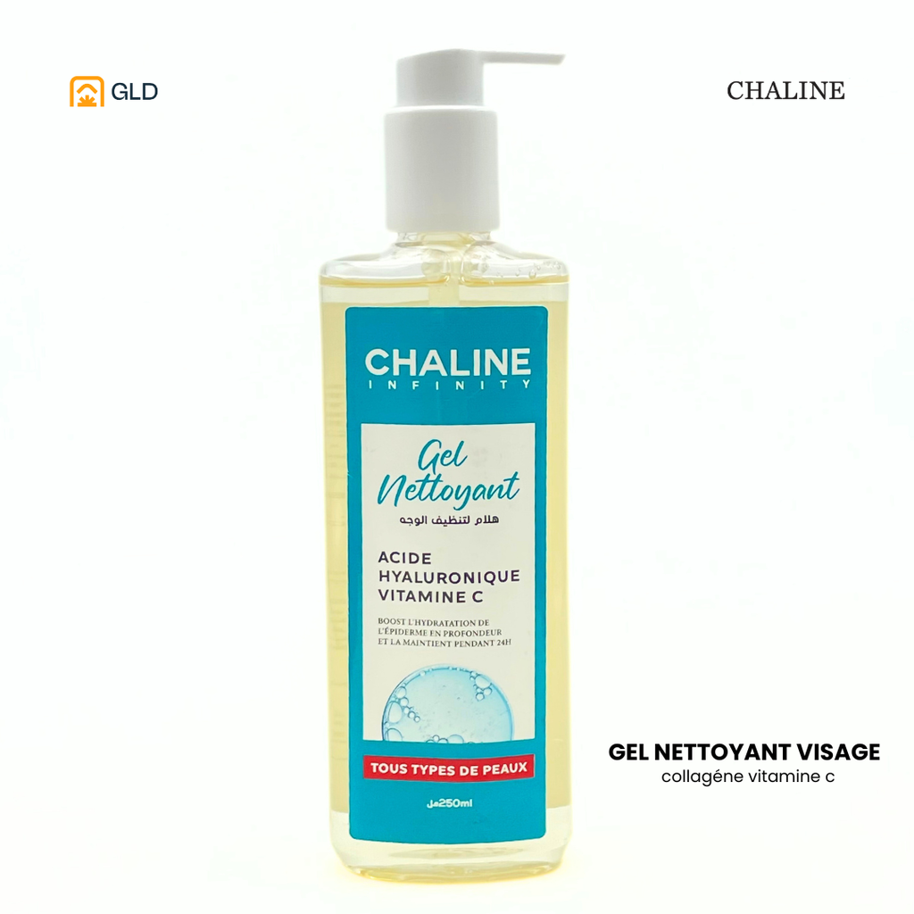 Gel Nettoyant Chaline 250Ml Acide Hyaluronique Vitamine C