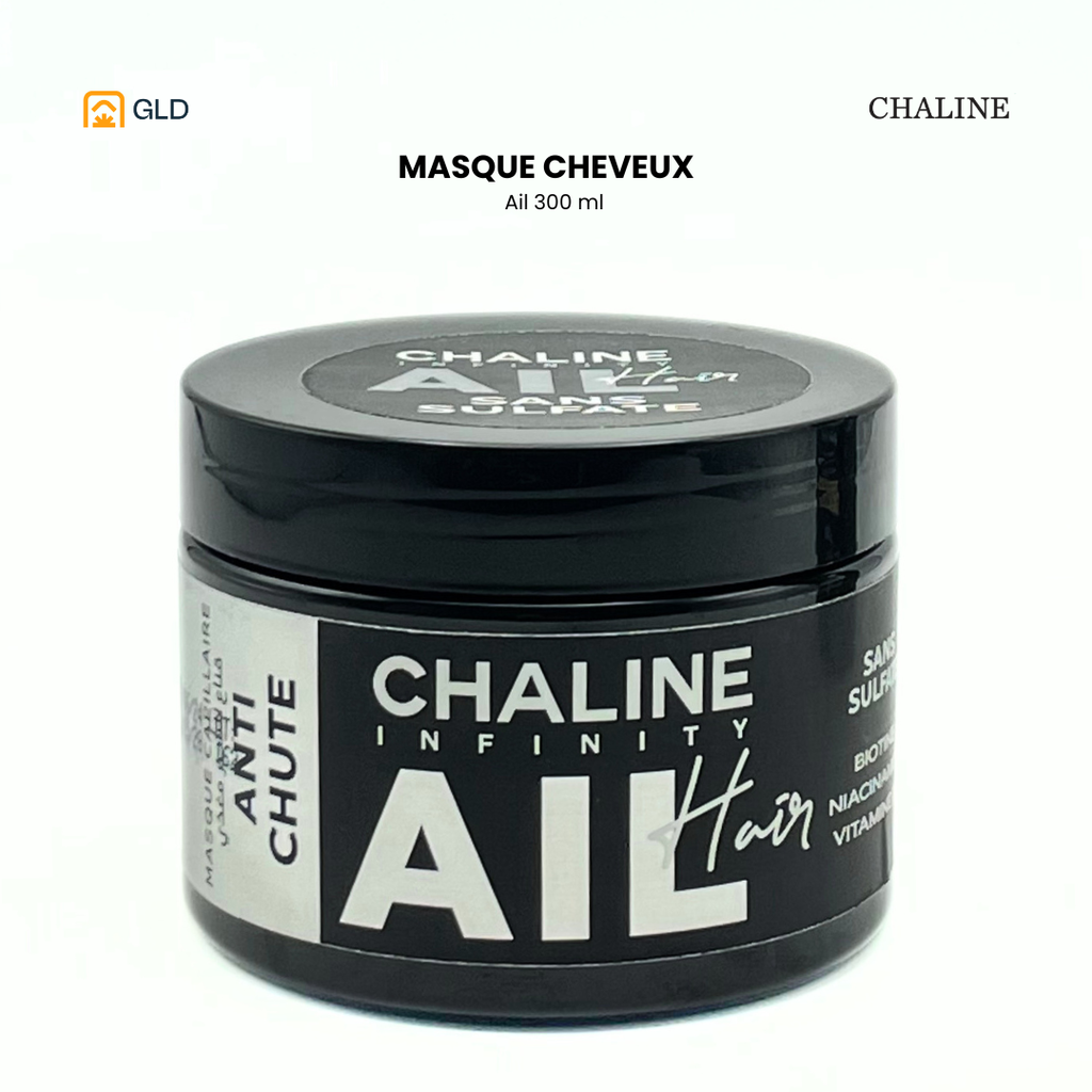Masque Capillaire Chaline Sans Sulfate 300Ml Ail Anti Chute