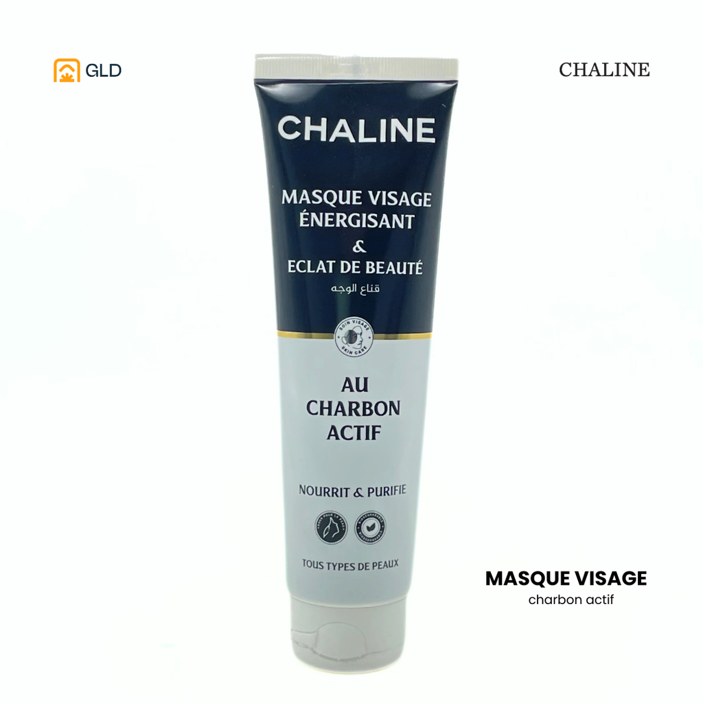 Masque Visage Chaline Energisant & Eclat De Beaute 130Ml Au Charbon Actif