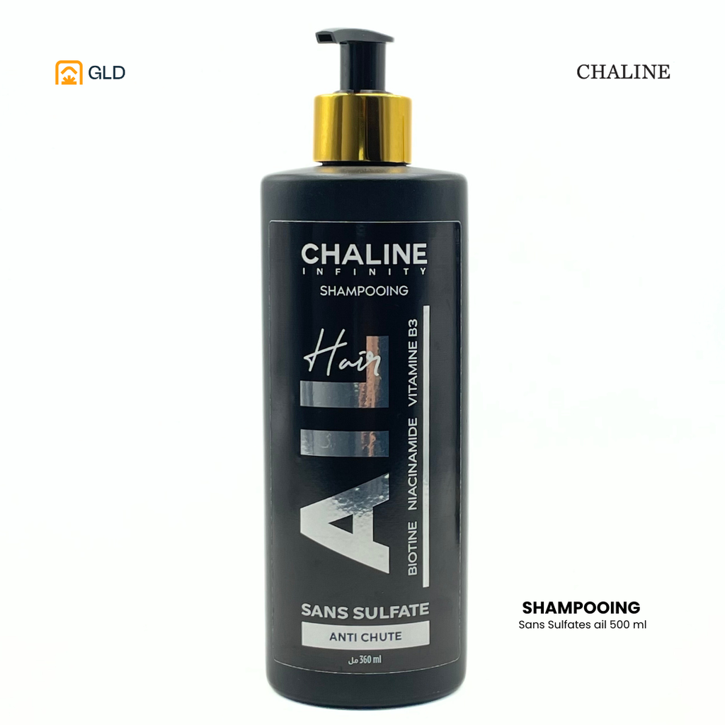 Shampooing Chaline Sans Sulfate 360Ml Ail Anti Chute