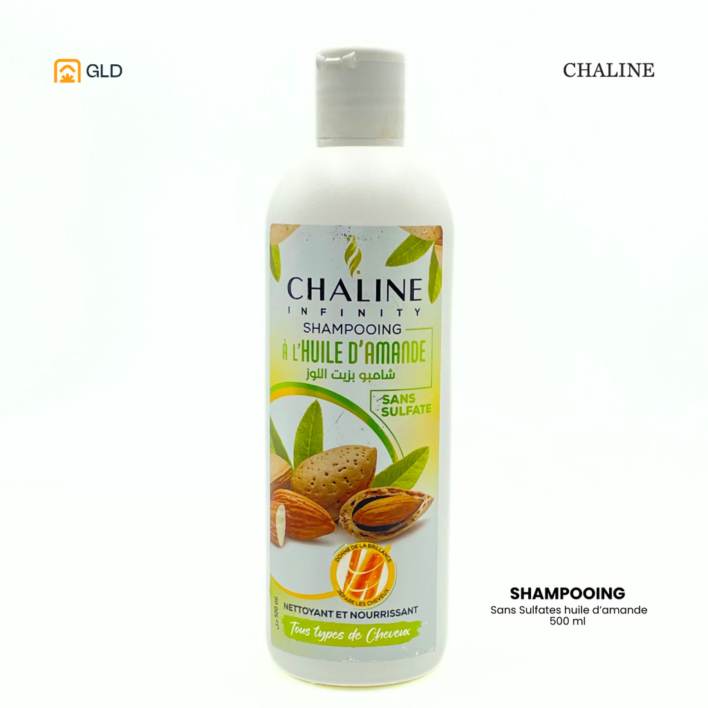 Shampooing Chaline Sans Sulfate 500Ml A L'huile D'amande