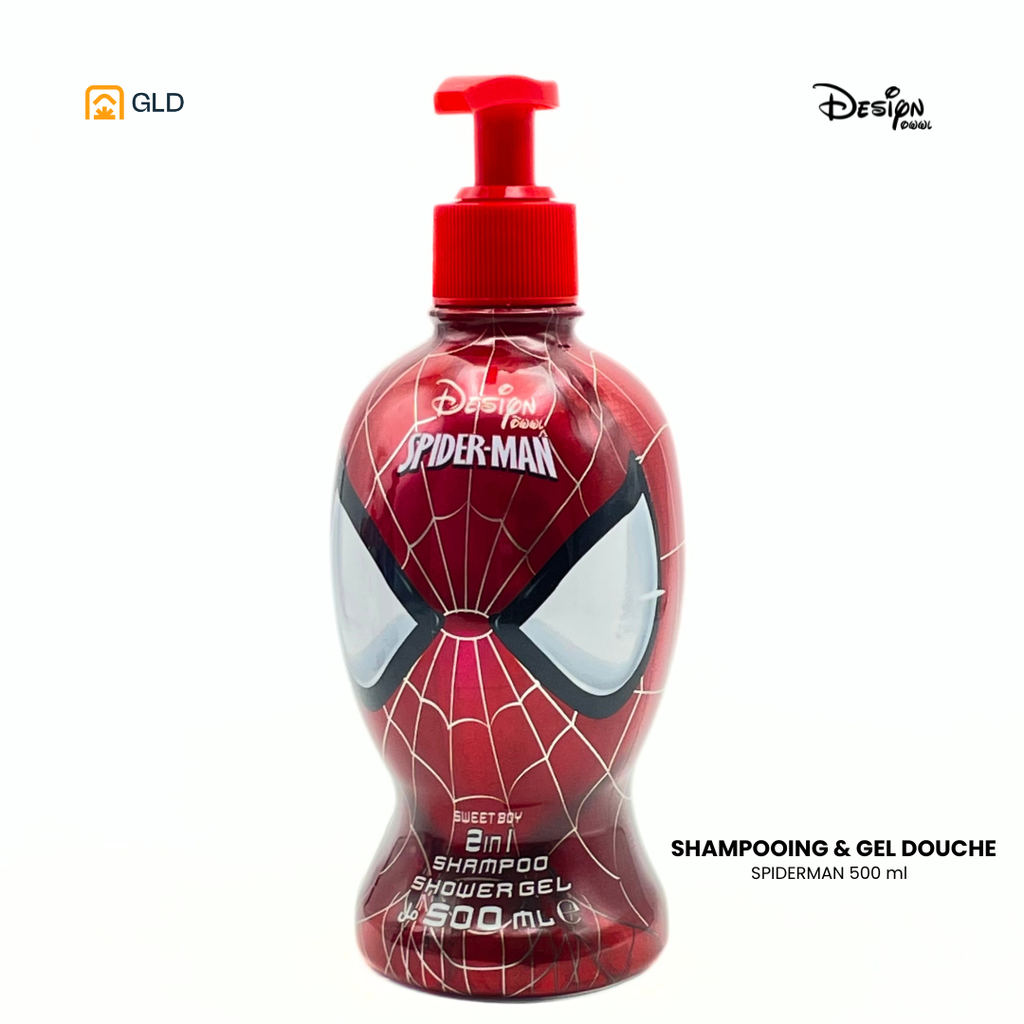 Shampooing + Gel Douche Design Spider man 500ml