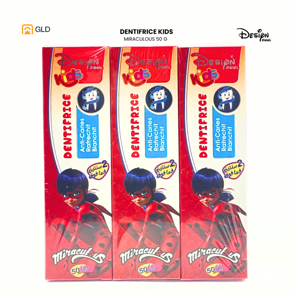 Dentifrice Design Miraculous 50g (paquet de 9pcs)