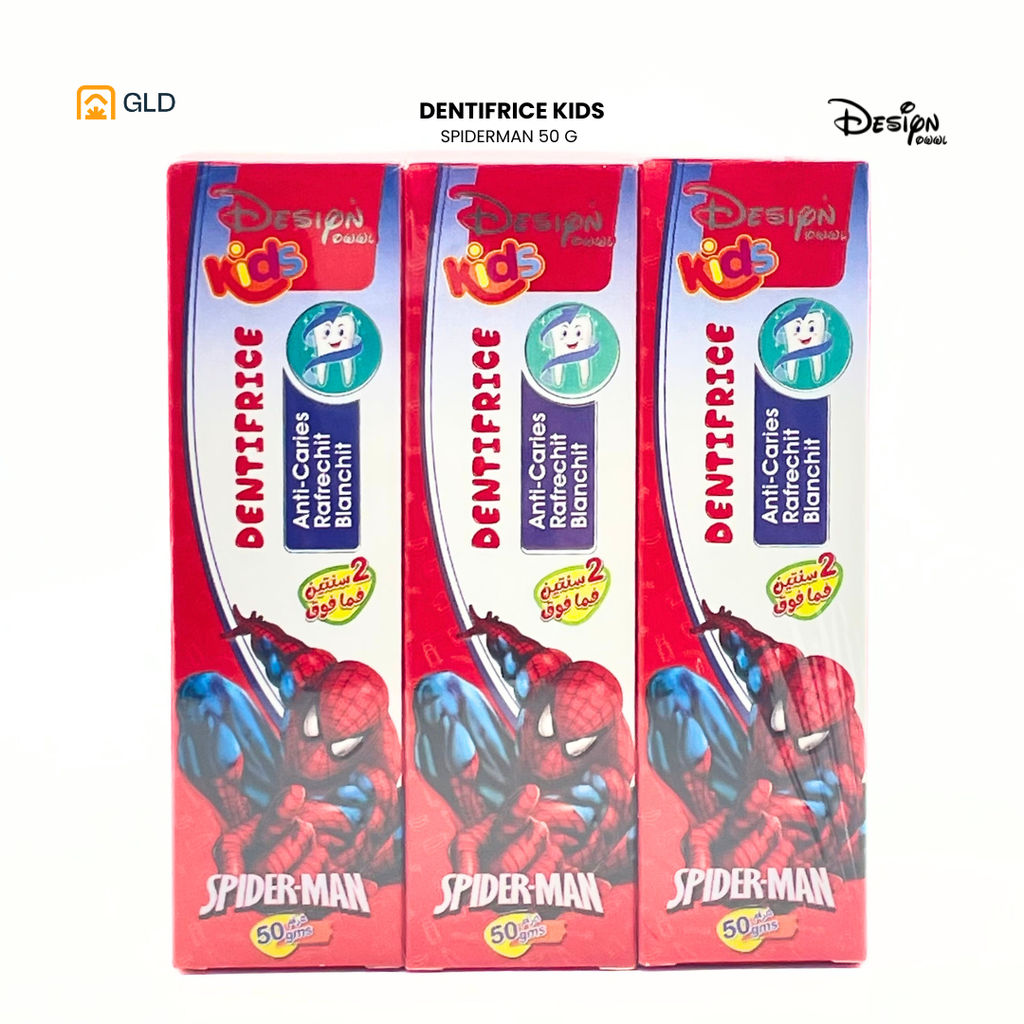 Dentifrice Design Spider Man 50g (paquet de 9pcs)