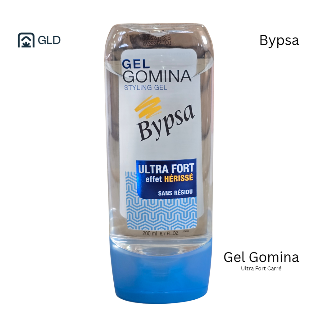 Gel Gomina Bypsa Ultra Fort Effet Hérissé carée 200 Ml 