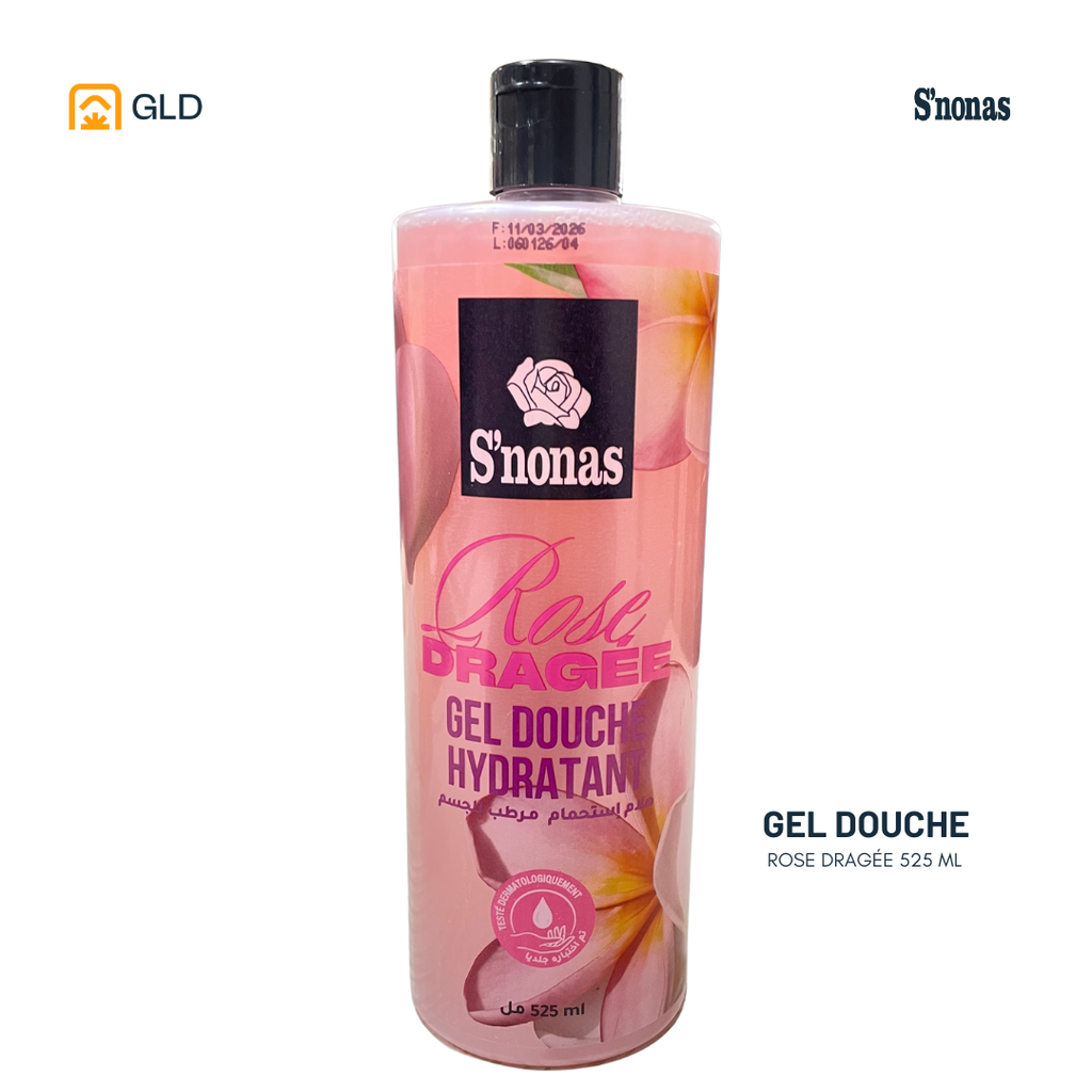 S'nonas Gel Douche 525Ml Rose Dragee