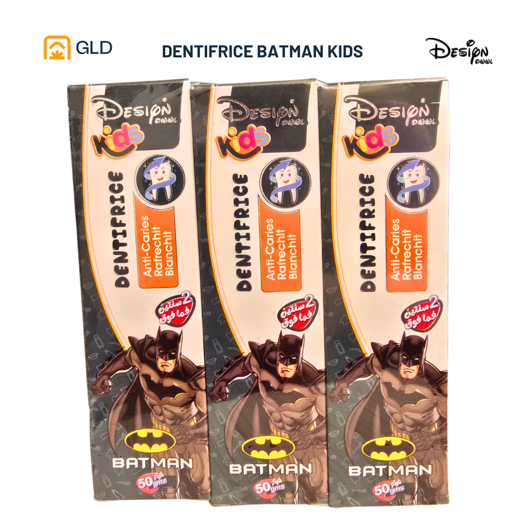 Dentifrice Design Batman 50g (paquet de 9pcs)