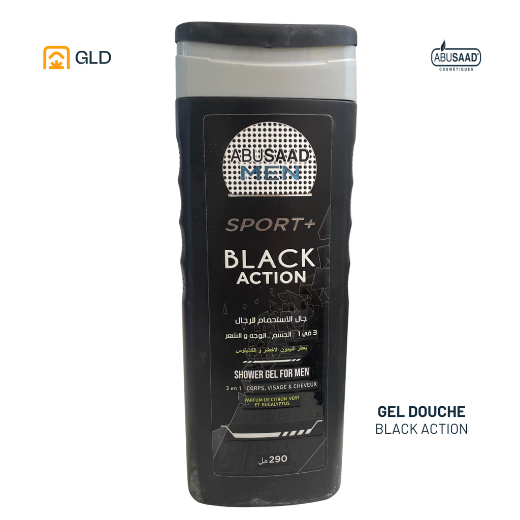 Gel Douche  Homme Abusaad Black Action 290 ML 