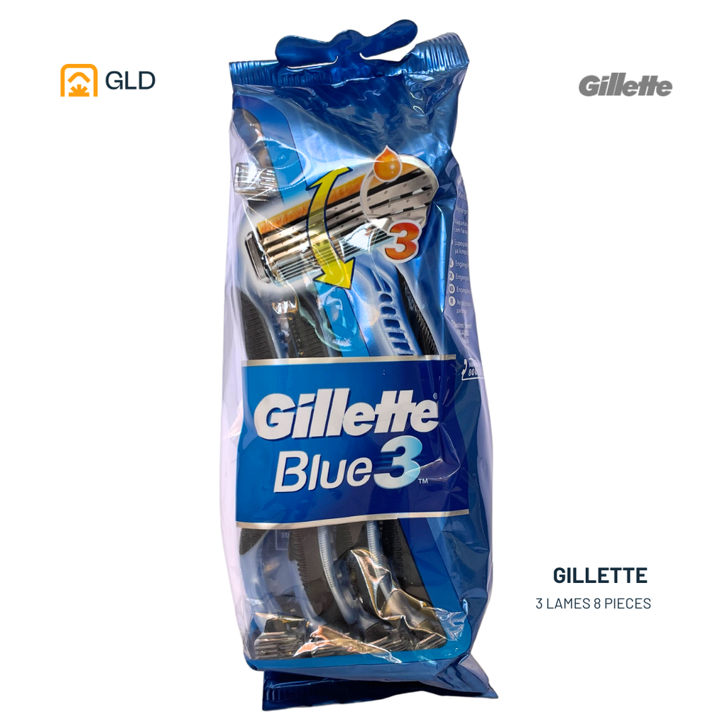 Gillette 3 Lames 8P Sachet
