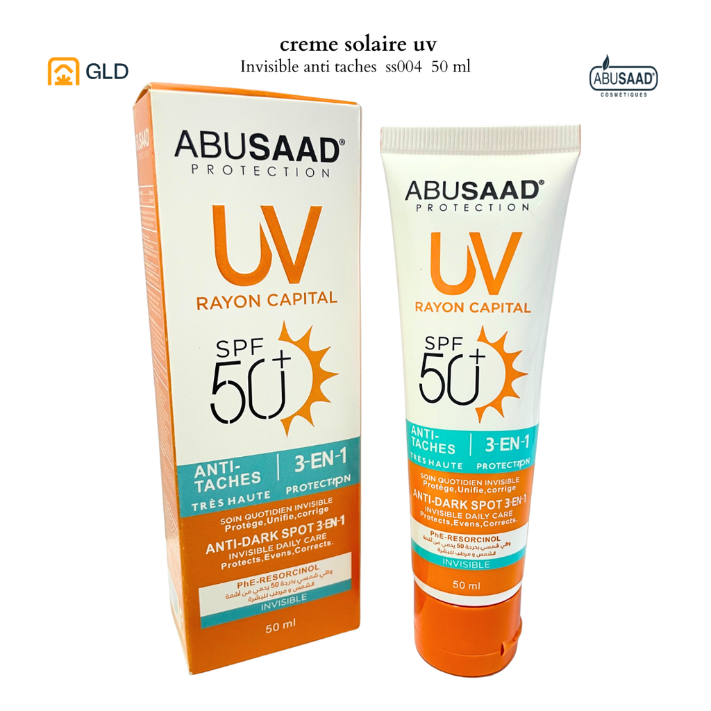 Creme Solaire SPF 50 Invisible Anti Tache 50ML  