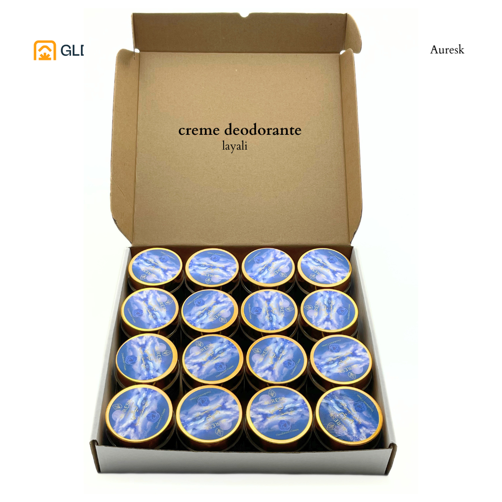 Creme Deodorante Auresk Layali (Box de 16 unité)