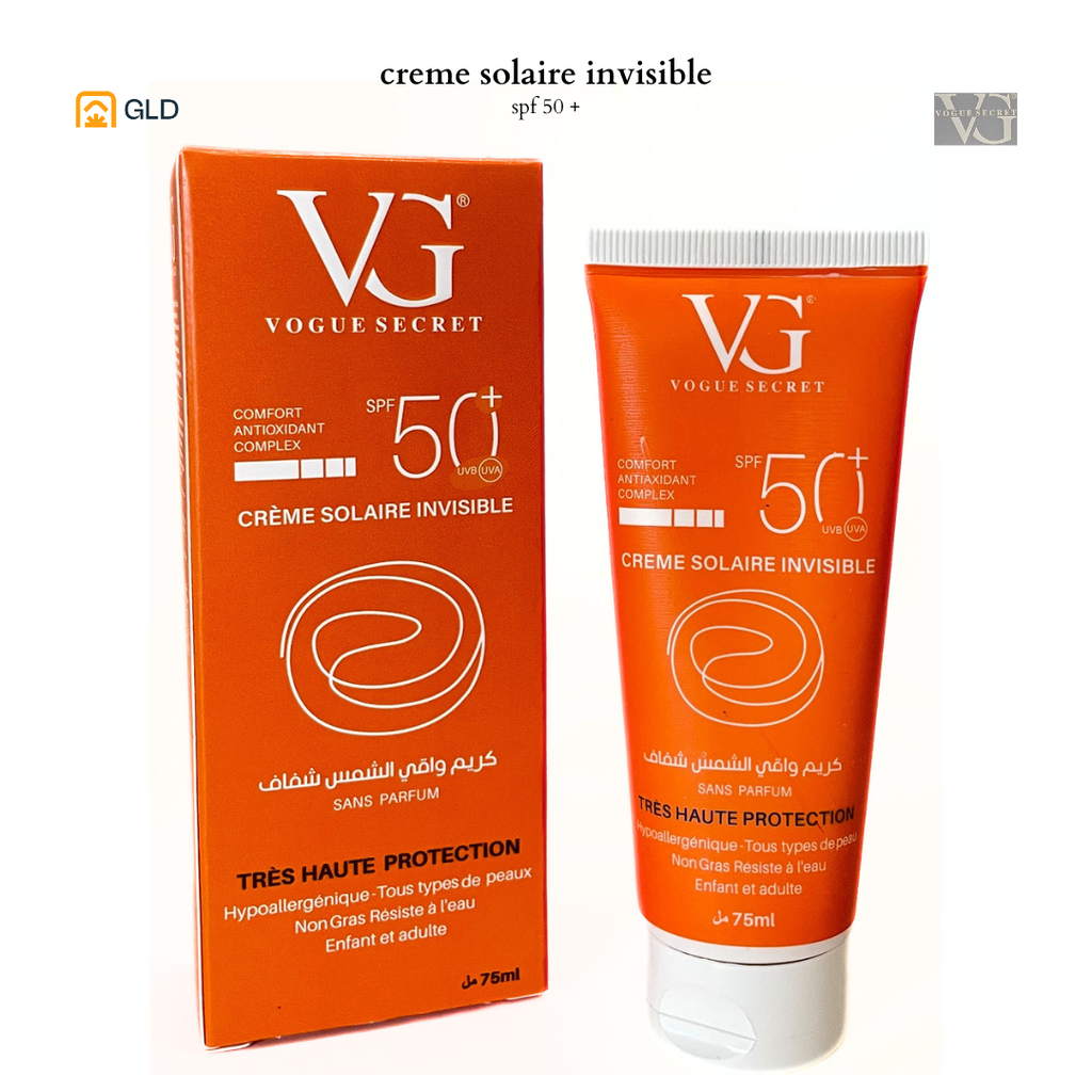 Creme Solaire VG Invisible 50+