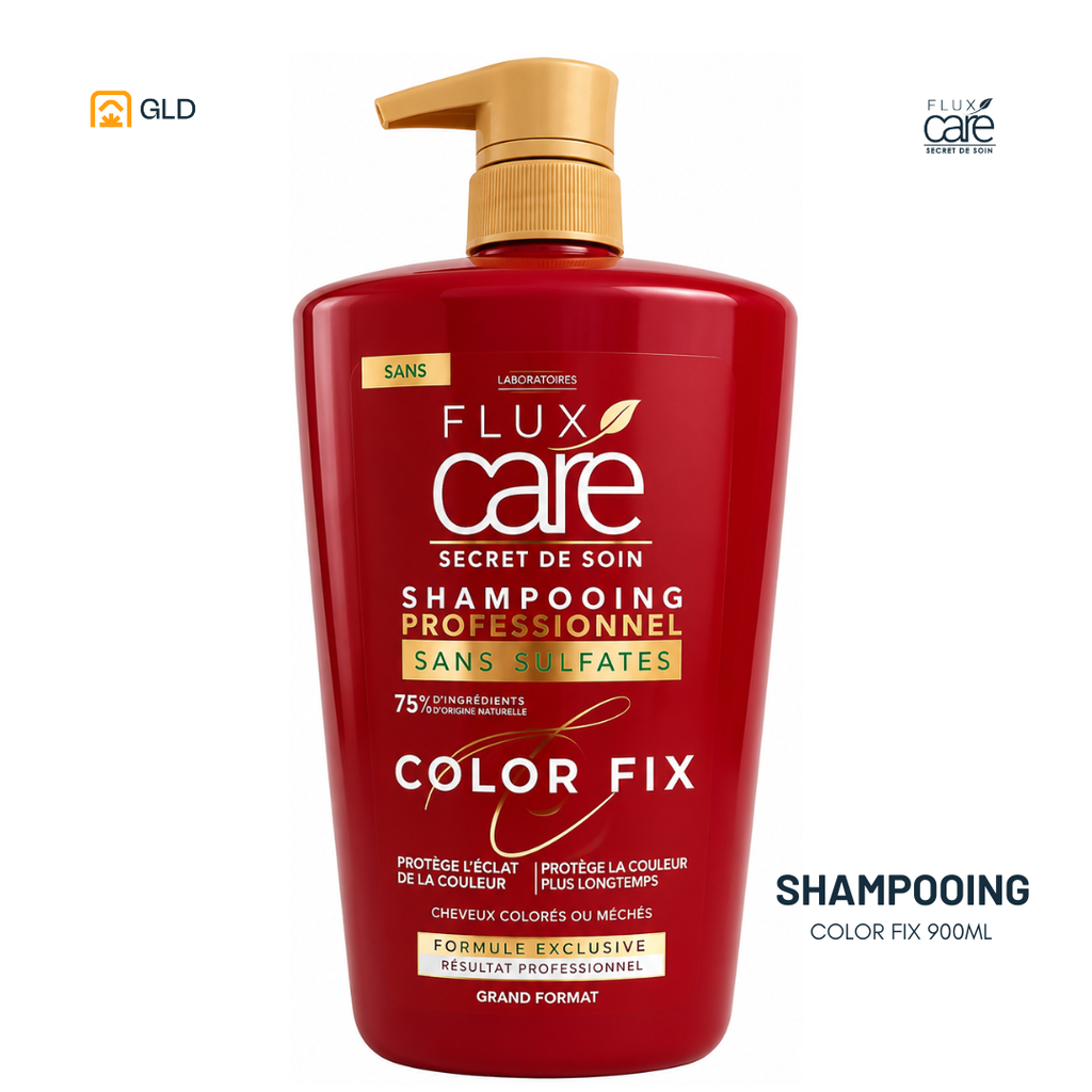 Shampooing FLUX CARE Sans Sulfates 900 mL (Color Fix)