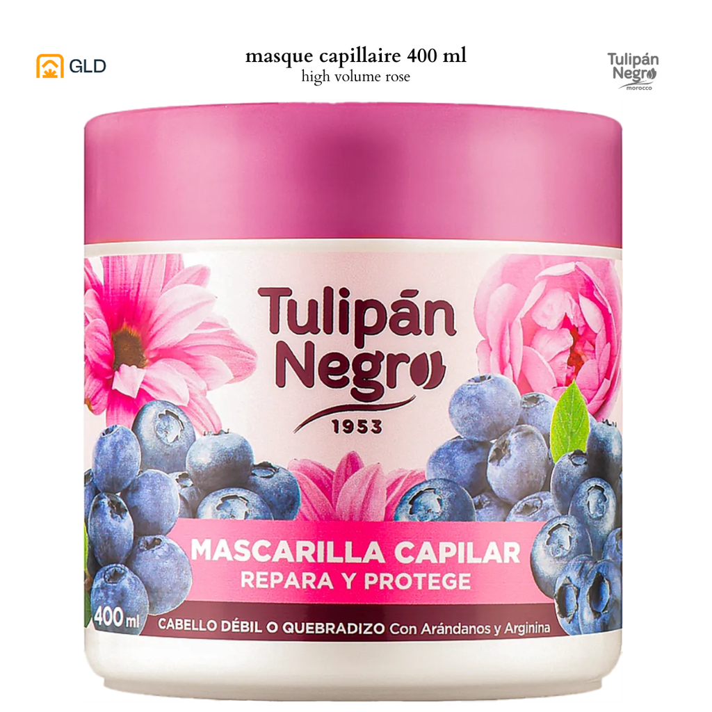 Masque Tulipan Negro High Volume Rose 400ML  