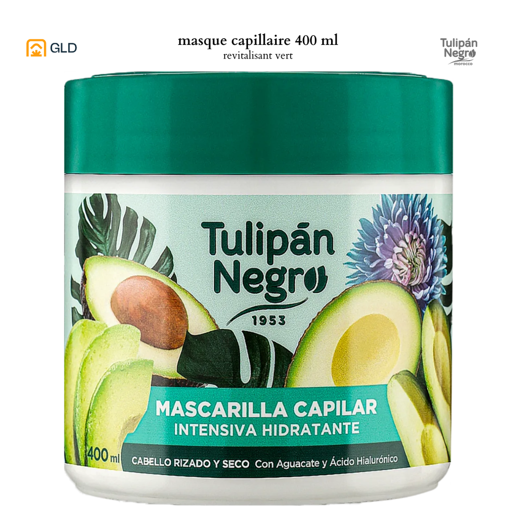 Masque Tulipan Negro Revitalisante Vert 400ML 