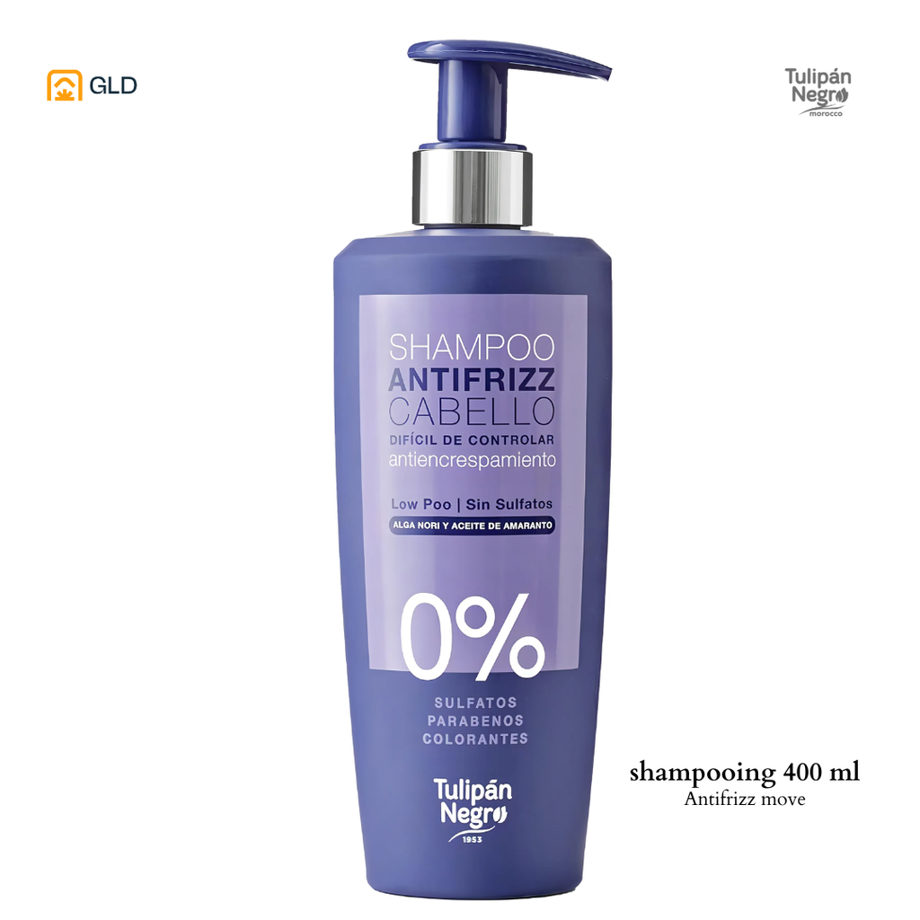 Shampooing Sans Sulfate Tulipan Negro Alga Nori 500ML 