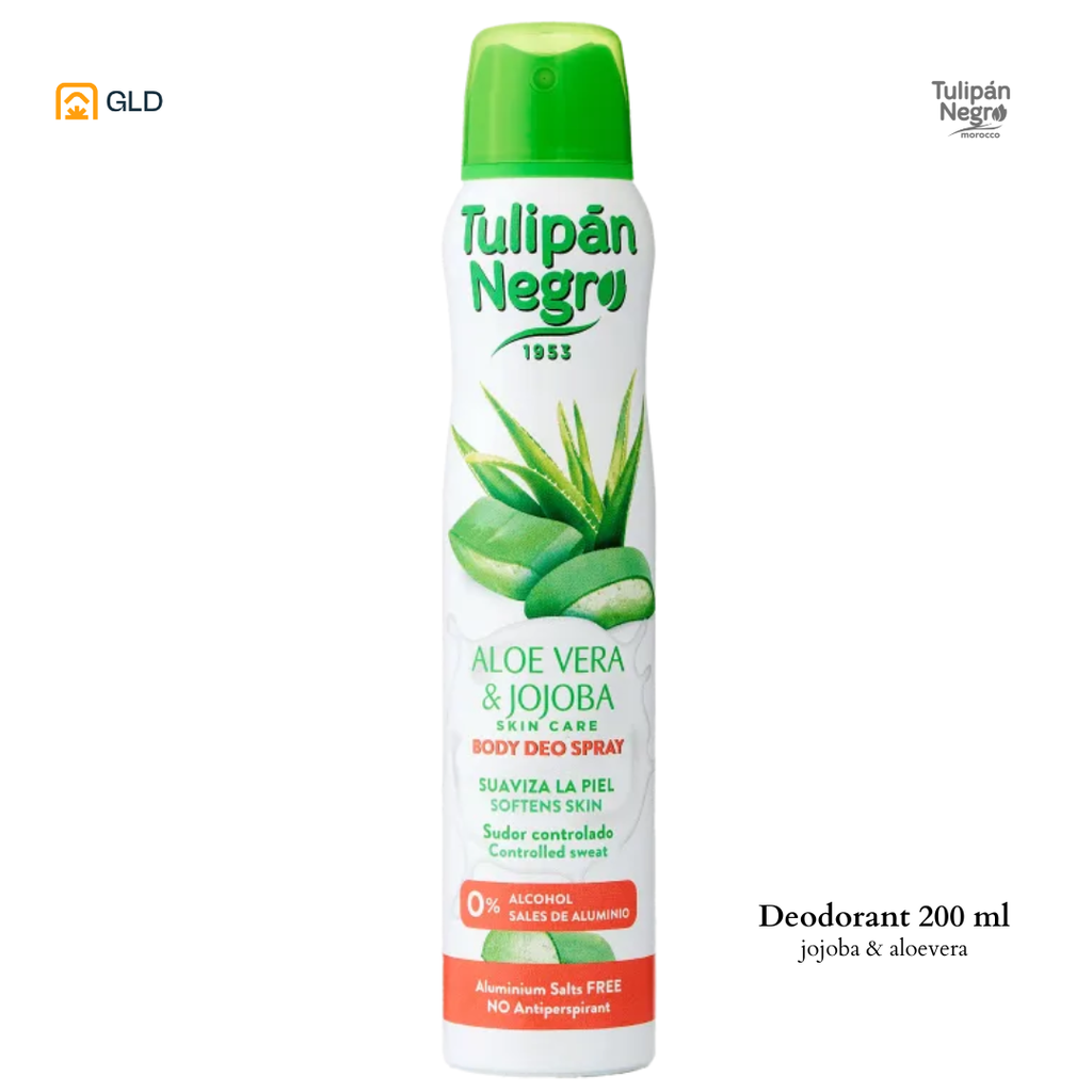 Deo Tulipan Negro Aloe & Jojoba 200ML 