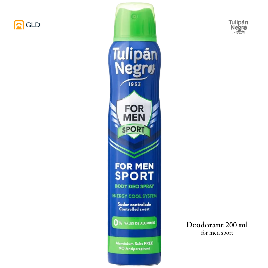 Deo Tulipan Negro For Men Sport  200ML 