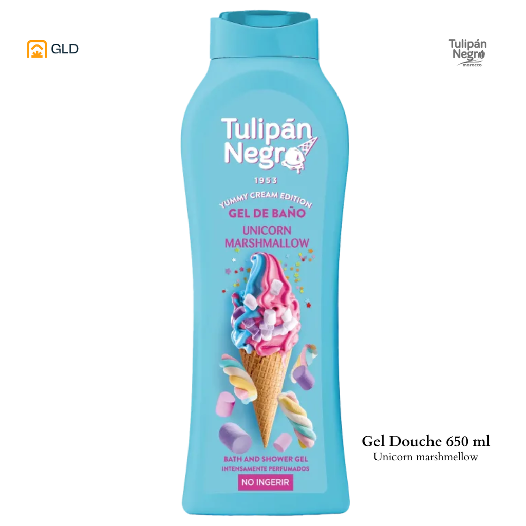 Gel Douche Tulipan Negro Unicorn Marshmallow 650ML    