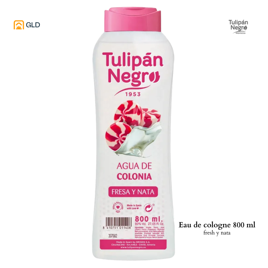 EDC  Tulipan Negro Fresa Y Nata 800ML    