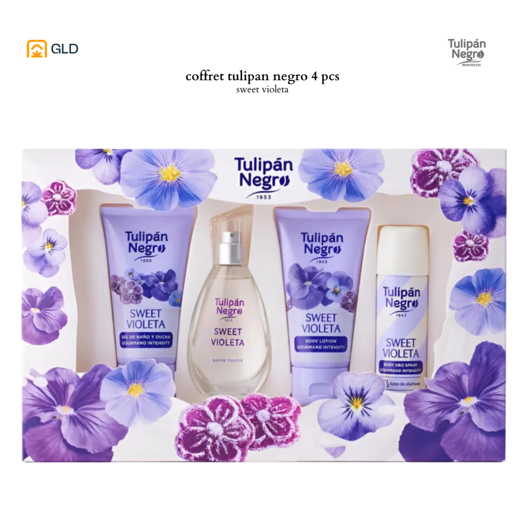 Coffret  Tulipan Negro Sweet Violeta 4PS  