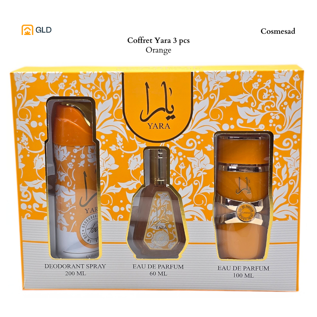 Coffret Yara Avec Fenetre Orange 