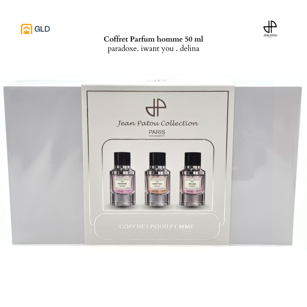 Coffret  Jean Patou I Want You Delina Paradox Femme 3Pcs