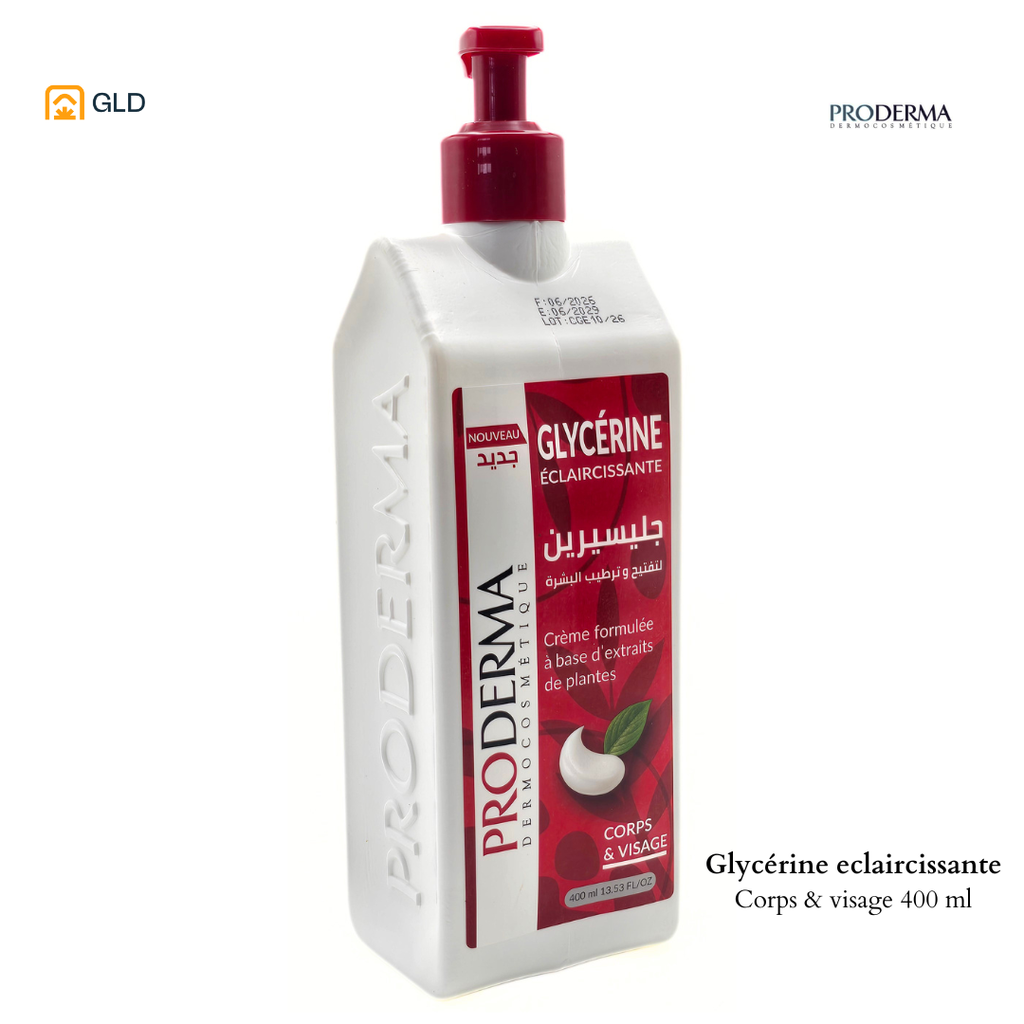 Glycerine Eclaicissante Flacon Proderma 400ML