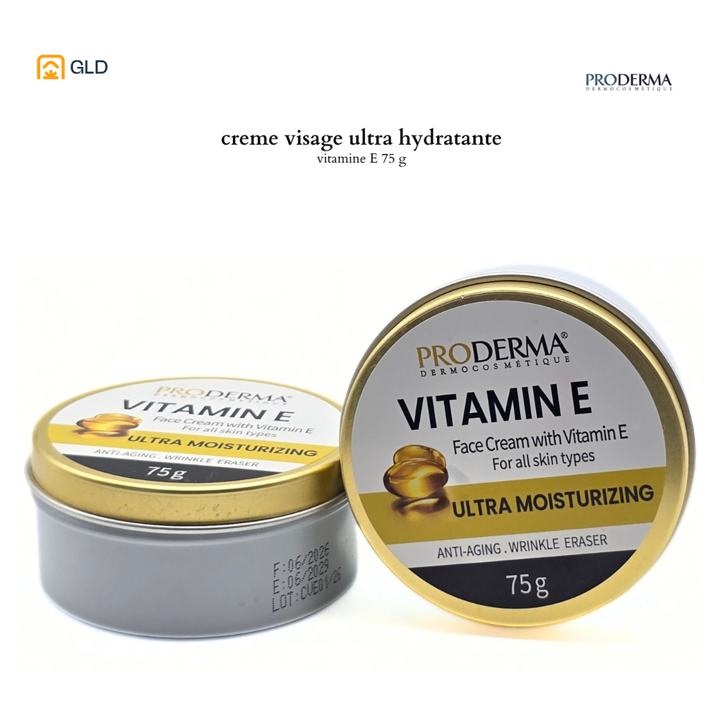 Creme Ultra Hydratante a La Vitamine Proderma 75GR Pot Metal 