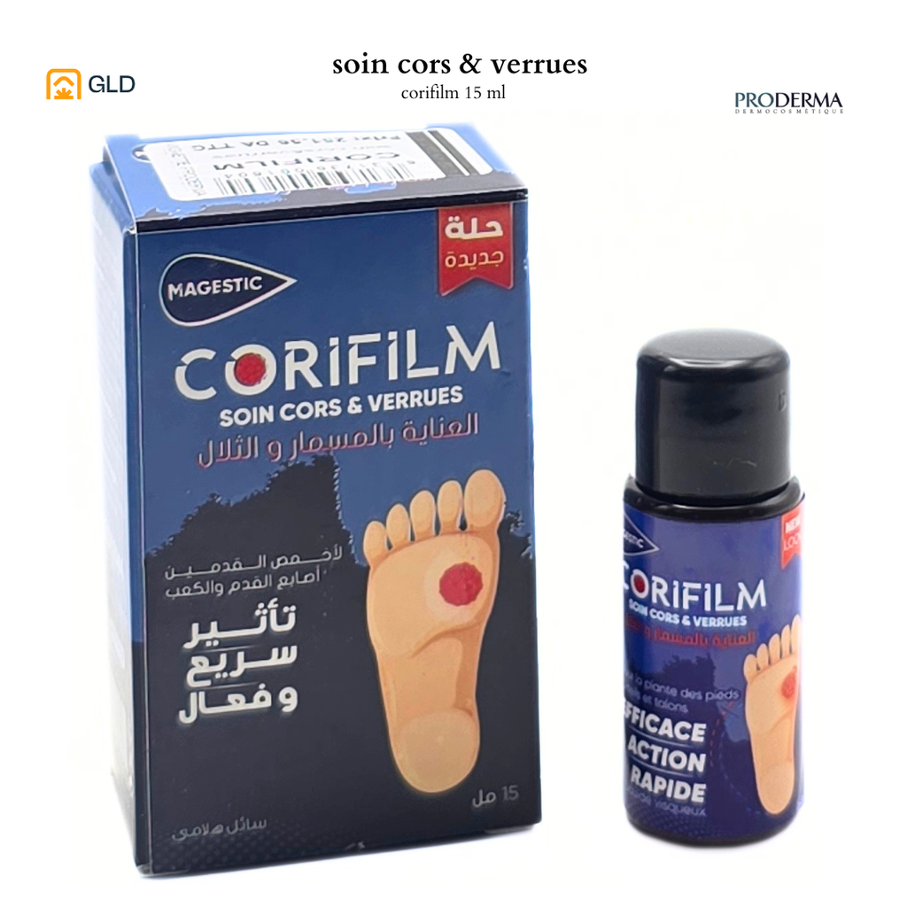 Corifilm Liquide Proderma 15ML (Verrucide)Soin cors et Verrues